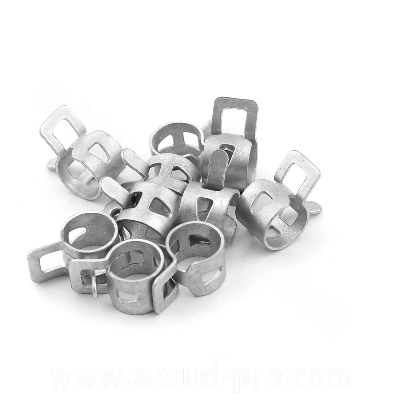 Clips pour durite d essence adaptable Ø8.5mm (sachet de 10) pour Scooter, Mécaboite, Mobylette, Maxi Scooter, Moto, Quad