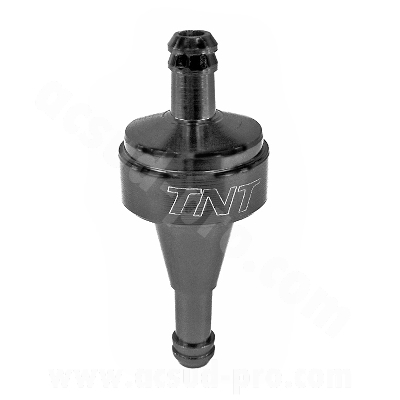 Filtre à essence adaptable CNC noir mat Ø6 démontable pour Scooter, Mécaboite, Mobylette, Maxi Scooter, Moto, Quad