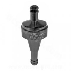 Filtre à essence adaptable CNC noir mat Ø6 démontable pour Scooter, Mécaboite, Mobylette, Maxi Scooter, Moto, Quad