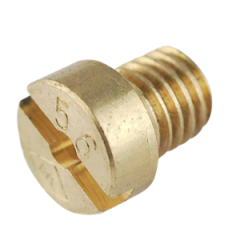 Gicleur principal adaptable 56 (DIAM. 5) pour carbu 12/15/16/17/19/21 Scooter, Mécaboite, Mobylette, Maxi Scooter, Moto, Quad