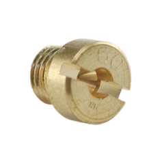 Gicleur adaptable 60 (diam. 6) pour carbu 12/13/14/15/16/17/19/21 - Scooter, Mécaboite, Mobylette, Maxi Scooter, Moto, Quad PHVA/PHBN.