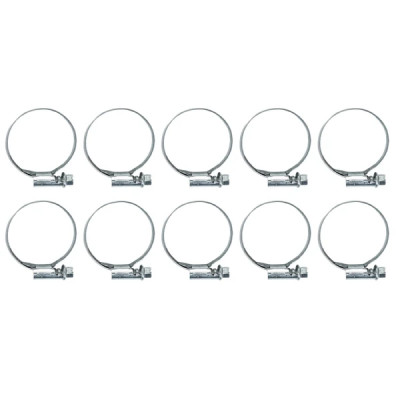 Collier de serrage adaptable 25 à 40mm (sachet de 10) largeur 9mm pour Scooter, Mécaboite, Mobylette, Maxi Scooter, Moto, Quad