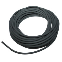 Durite d'essence adaptable 3x5 élastomère souple noire spéciale hydrocarbures (rouleau 10m)