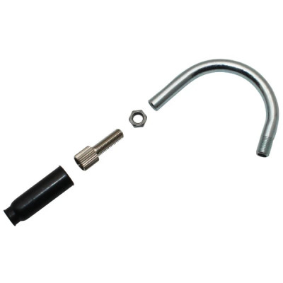 Coude de carburateur 180° adaptable se monte sur les carbus Dellorto pour Scooter, Mécaboite, Mobylette, Maxi Scooter, Moto, Quad