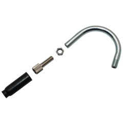 Coude de carburateur 180° adaptable se monte sur les carbus Dellorto pour Scooter, Mécaboite, Mobylette, Maxi Scooter, Moto, Quad