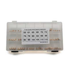 Gicleur principal adaptable N° 55 à 115 (coffret de 72) pour Scooter, Mécaboite, Mobylette, Maxi Scooter, Moto, Quad