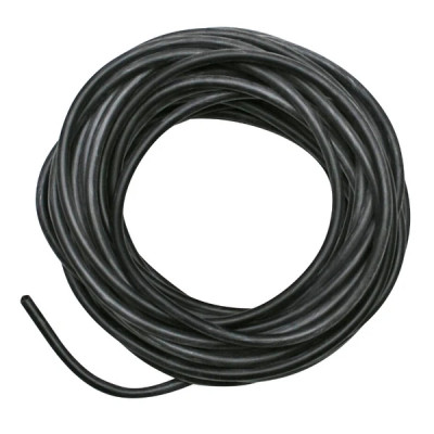 Durite d'essence adaptable 6x9 souple noir (air + essence) rouleau 10m