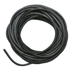 Durite d'essence adaptable 6x9 souple noir (air + essence) rouleau 10m