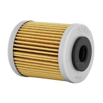 Filtre à huile Hiflofiltro HF651 (41,5x53mm) pour Moto : KTM 690 DUKE, 690 SMC