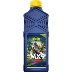 Huile moteur 2T Putoline 100% synthèse réf MX9 (1L) pour Scooter, Mécaboite, Mobylette, Moto, Quad, Maxi Scooter