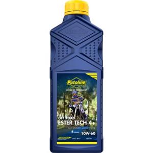 Huile moteur 4T Putoline 10W60 100% synthèse Ester Tech - 1L pour Scooter, Moto, Quad, Maxi Scooter