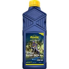Huile moteur 4T Putoline 10W60 100% synthèse Ester Tech - 1L pour Scooter, Moto, Quad, Maxi Scooter