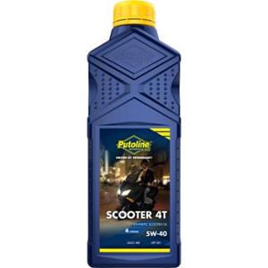 Huile moteur 4T Putoline 5W40 synthétique 1L pour scooter, moto, quad, maxi scooter