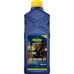 Huile moteur 4T Putoline 5W40 synthétique 1L pour scooter, moto, quad, maxi scooter