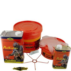 Kit entretien filtre à air Putoline complet pour Scooter, Mécaboite, Mobylette, Maxi Scooter, Quad, Moto