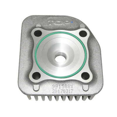 Culasse scooter Top Performances pour cylindre fonte 16933 pour CPI 50 Popcorn, Oliver, Aragon, Hussar-Generic 50 XOR, Ideo-Keeway 50 Focus, Hurricane, Matrix, F-Act