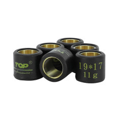 Galets Top Performances 19x17 11,0g (x6) pour Piaggio 125 Beverly, Fly, Liberty, MP3, Yourban, Vespa LX et GTS, X10, X9, X8, X7, X-Evo
