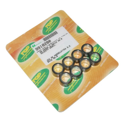 Galets Top Performances 20x12 8,0g (x8) pour Yamaha 250 XMAX, Majesty / MBK 250 Skycruiser, Skyliner