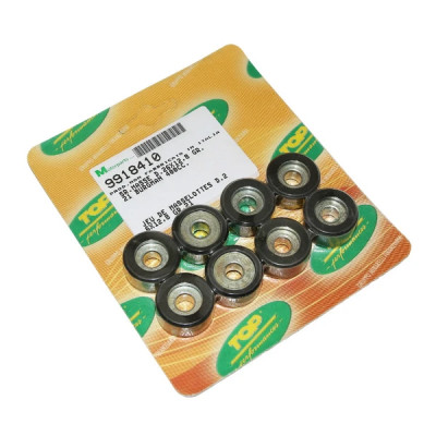 Galets de variateur Top Performances 26x13 21,0g (x8) pour Suzuki 400 Burgman