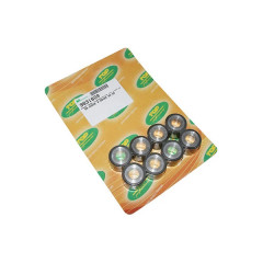 Galets x8 Top Performances 28x20 25,0g pour Honda 400 Silver Wing 2001+, 600 Silver Wing 2001+