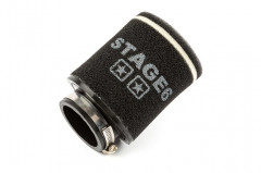 Filtre à air Stage6 Racing rond d.70mm noir