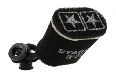 Filtre à air Stage6 ovale double mousse noir d.28 - 55mm
