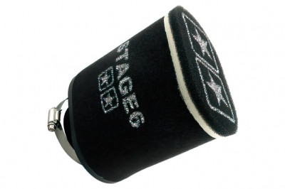 Filtre à air Stage6 Racing ovale 70mm noir