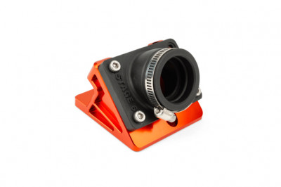 Pipe d'admission Stage6 d.28mm couleur orange pour MBK Nitro / Aerox