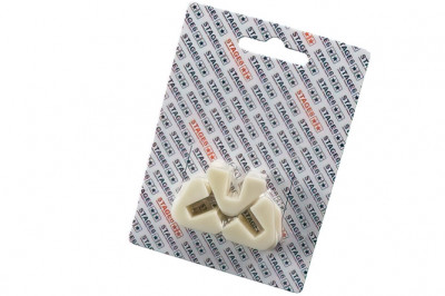 Jeu de 3 guides de calotte variateur Stage6 pour Piaggio Leader / Quasar 125-300cc / LEM 125-150cc