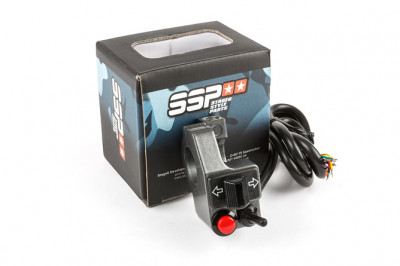 Commodo gauche Stage6 gris acier