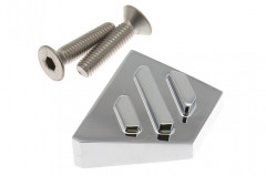 Pédale de kick Stage6 chromée «&nbsp;SSP EVO&nbsp;» pour MBK / Peugeot