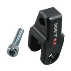 Réhausseur d'amortisseur Stage6 +40mm noir pour MBK Booster / Nitro homologué