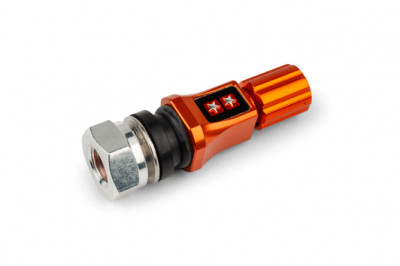 Valve de pneu complète Stage6 CNC orange