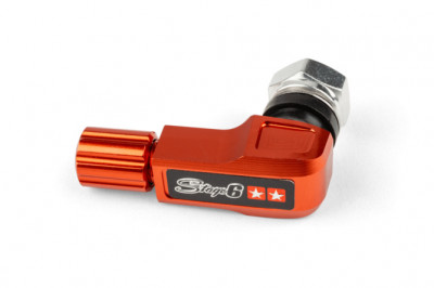 Valve de pneu coudé 90° Stage6 couleur orange
