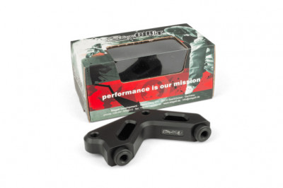 Patte de déport Stage6 R/T couleur noir pour Aprilia SR 50