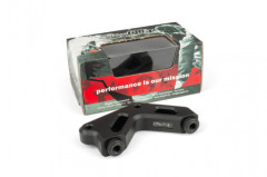 Patte de déport Stage6 R/T couleur noir pour Aprilia SR 50