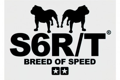 Autocollant Stage6 Breed of Speed Noir 9,1x6,5cm