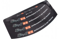 Stickers Stage6 noir 12 / 13 pouces