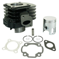 Kit cylindre piston Olympia fonte - MBK 50 Ovetto 2T, Yamaha 50 Neos 2T, Jog, Aprilia 50 SR, Malaguti F10/F12