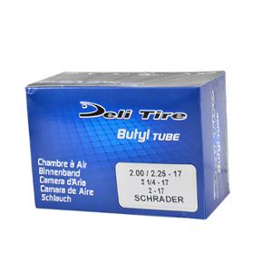 Chambre à air Deli Tire 2 - 1/4 x 17 - valve droite schrader