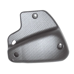 Couvercle de filtre à air adaptable imitation carbone tressé mat pour Peugeot Speedfight