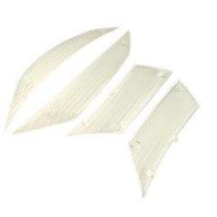 Cabochons clignotants Tun'r transparents AV+AR pour scooter ZIP 2001 et après (x4)