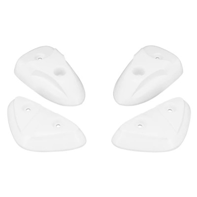 Pads x4 blanc brillant Replay adaptable MBK 50 Stunt / Yamaha 50 Slider