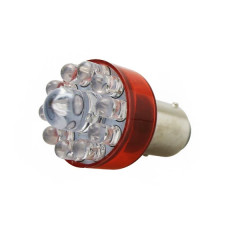 Ampoule / lampe adaptable 12V 21-5W culot BAY15D rouge (feu + stop)