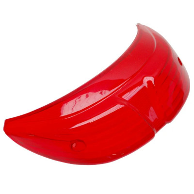 Cabochon feu arrière rouge adaptable pour scooter Peugeot 50 TKR, Trekker, Squab