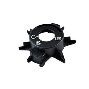 Capuchon de contacteur à clé adaptable noir Scooter Peugeot Speedfight, Vivacity, Trekker, TKR