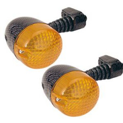 Clignotant Tun'r carbone / orange Derbi Senda / Nitro / Aerox après 13 / Beta RR