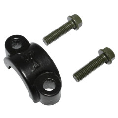 Demi collier de rétroviseur Replay alu noir 50 A boite-scoot pour poignée-maître cylindre