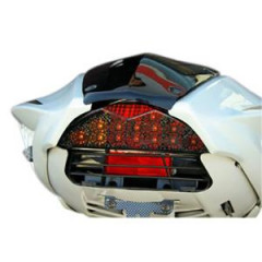Feu arrière Tun'r LED intégré clignotant fumé pour scooter Nitro / Magnum / RS50 / CPI