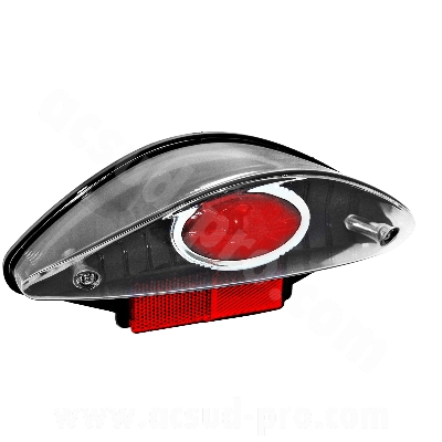 Feu arrière adaptable noir MBK Nitro / Yamaha Aerox